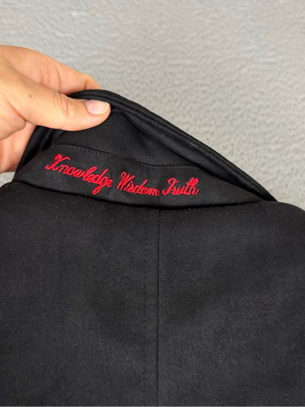 Robert Graham Jacket Mens Medium Black Suede Quilted Lined Button Pockets - Picture 14 of 14